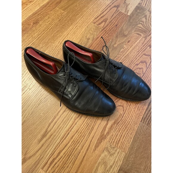 $395 Mens Allen Edmonds 'Riverside' Cap Toe Buchler Shoe Black - Size 11.5D (F8) - Picture 3 of 6